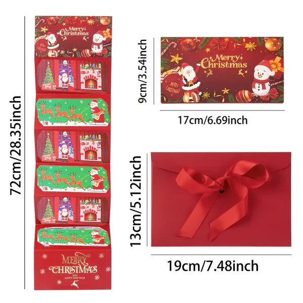 🏆Flash Sale⚡ 50K+ SOLD! Almost Gone-🎅💸Christmas Cash Gift Envelope– A creative way to give cash this Christmas!