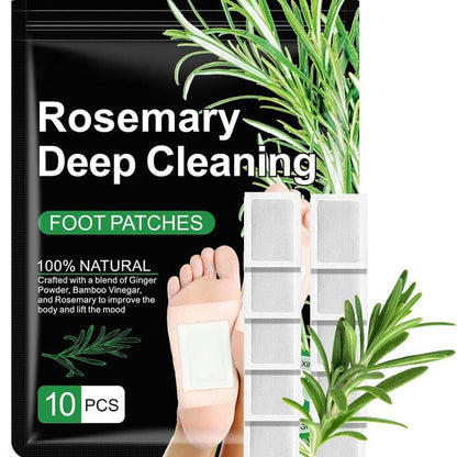 🌿 GingerBamboo Herbal Foot Detox Patches | Stress Relief & Wellness Therapy
