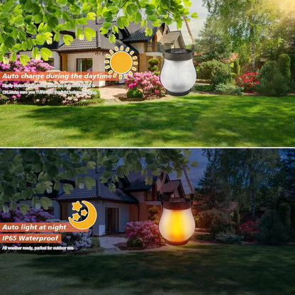 🔥 Last Day Promotion 50% OFF🔥Dancing flame Solar Lantern Outdoor Lights
