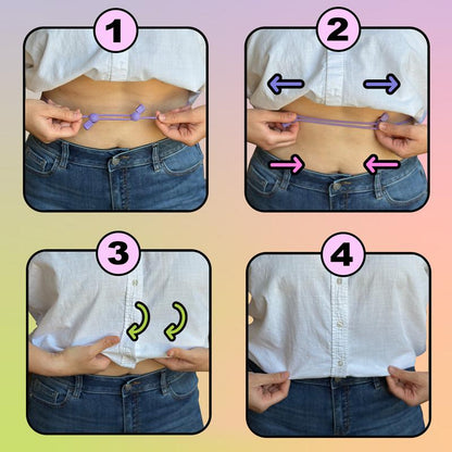 🌈Juxek: Lightweight Band for Effortless Fashion Hacks! 🛍️ Tuck, Crop, Shorten