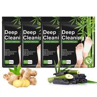 🌿 GingerBamboo Herbal Foot Detox Patches | Stress Relief & Wellness Therapy