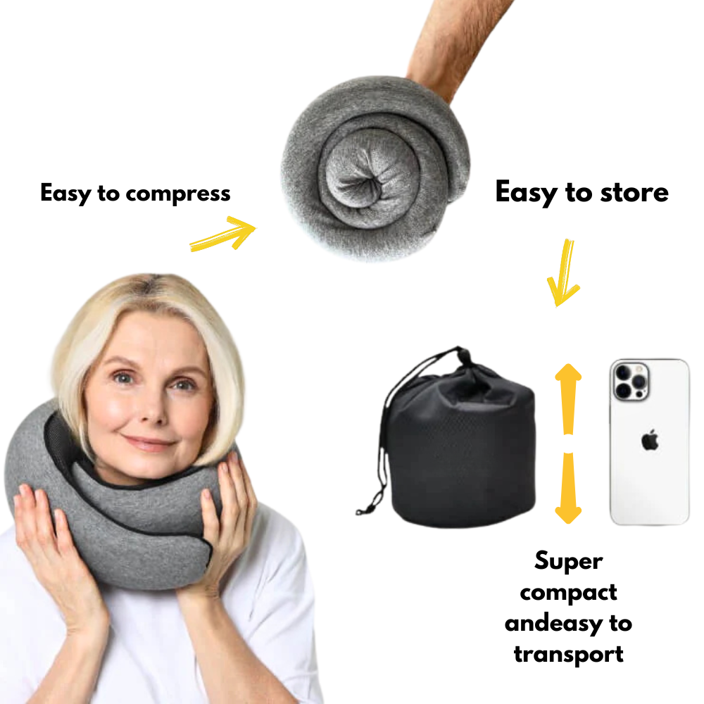 ✈️NESLEMY™ Travel Neck Pillow - 👋Bid Farewell to Neck Strain During Travels!